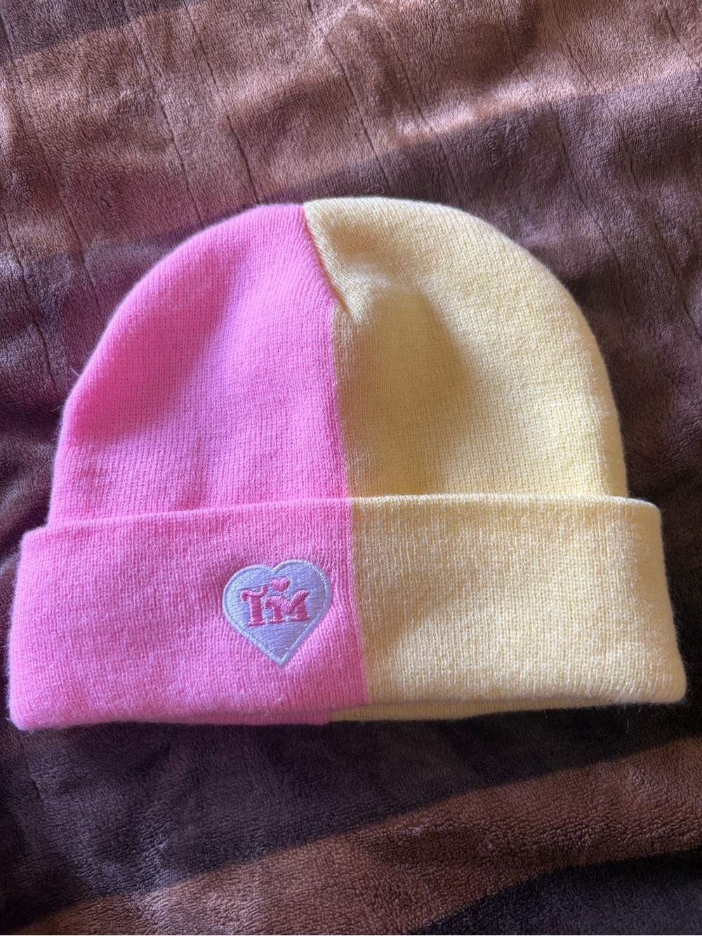 Trixie Mattel x Good dye young collab split dye beanie